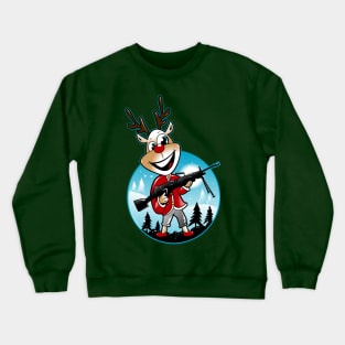 Reindeer Rambo Crewneck Sweatshirt